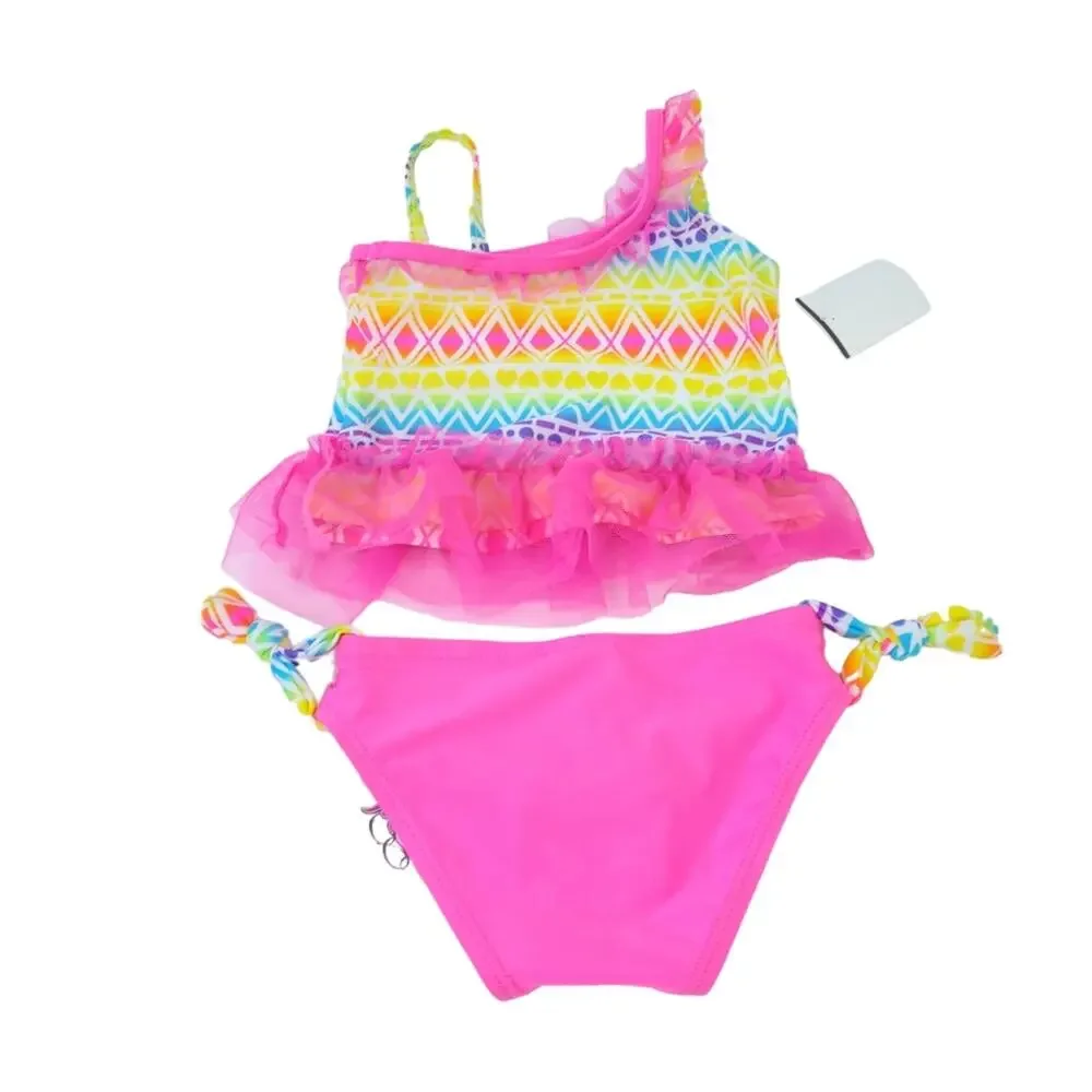 NEW 2B Real 12 Month Baby Girl Bathing Suit Pink Multicolor Swimsuit